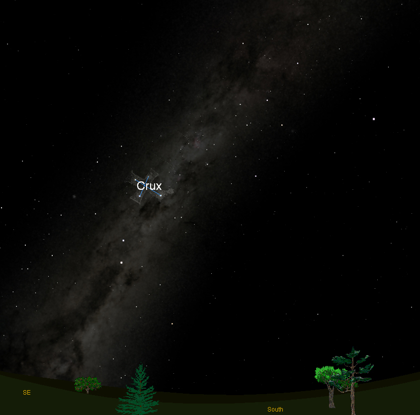 Acrux: Bright Triple Star of the Southern Cross